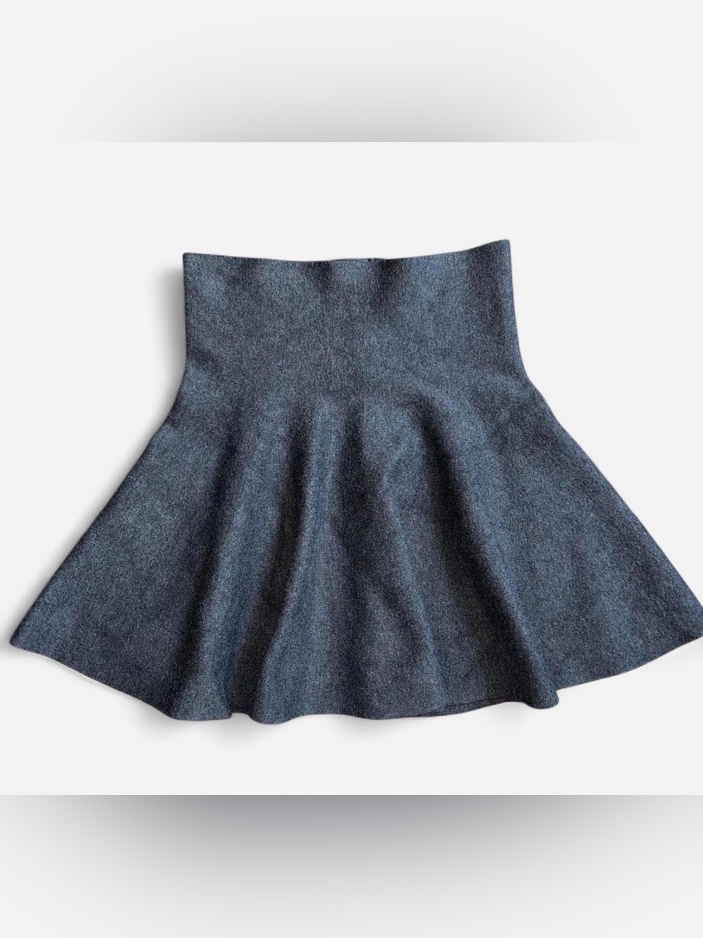 Charcoal Grey 2010s Hera USA Pleated Skater Skirt